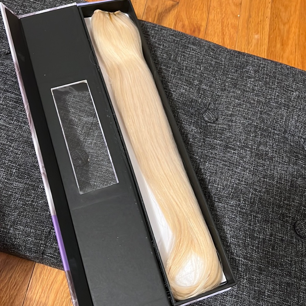 #60 16” BTB Ponytail remy human hair extensions